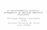 As macrotendências político pedagógicas da educação ambiental brasileira