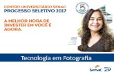 Tecnologia em Fotografia - Centro Universitário Senac