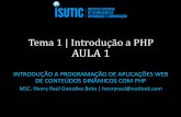 Tema 1 | Introdução a PHP