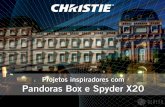 Projetos inspiradores com Christie Pandoras Box e Spyder X20