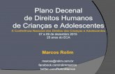 Marcos Rolim - Plano Decenal de Direitos Humanos de Crianças e Adolescentes
