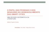 O Papel das Pessoas dos Sensores no Desenvolvimento das Smart Cities: Uma Revisão Sistemática da Literatura