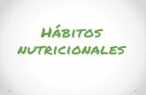 Grupo 5. Hábitos nutricionales