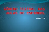 Panfleto espanhol