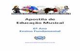 Apostila de educação musical - 6º ano ensino fundamentl
