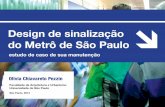 Design de sinalização do Metrô de São Paulo
