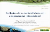 Atributos de sustentabilidade em um panorama internacional