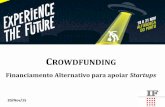 "Crowdfunding - Financiamento alternativo para apoiar startups" - Sandra Correia (Inovação FInanceira)