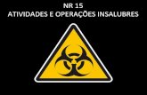NR 15 - Insalubridade e Periculosidade