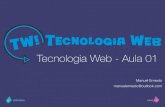 Tecnologia web  aula 01