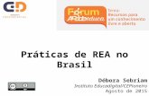 Práticas de REA no Brasil
