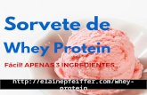 Receita fácil de sorvete de whey protein com iogurte natural e morango