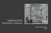 Thesaurus: mobiliário religioso