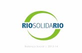 Relatório de Gestão - 2013/14 - RioSolidario
