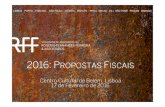 RFF Advogados: Conferência "O.E. 2016: Propostas Fiscais" (2016)