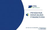 Pesquisa sobre educação financeira - produtos bancários