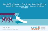 MariaDB Galera Cluster