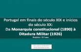 Portugal do fim na monarquia à ditadura militar