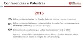Conferencias e palestras (decrescente)   od consulting (2010 - dec-2015)