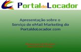 Serviço de eMail Marketing do PortaldoLocador.com