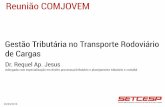 Reunião COMJOVEM - Palestra Gestão Tributária no Transporte Rodoviária de Cargas