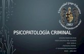 Psicopatología criminal - criminalistica/criminologia