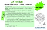 Apresentações 2º dia VI SEPE UFFS - Campus Passo Fundo