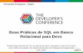 TDC2016 Boas Práticas SQL em Banco Relacional para Desenvolvedores