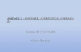 Unidade 2   internet, hipertexto e hipermídia