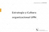 Estrategia y Cultura Organizacional