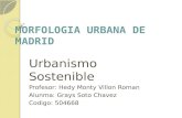 Morfologia urbana de madrid