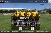 REPORT GAME UNITED STATES 2x1 BRAZIL