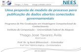Uma Proposta de Modelo de Processo para Publicação de Dados Abertos Conectados Governamentais - Apresentação de Mestrado em Modelagem Computacional do Conhecimento
