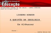 Seminário sobre Ideologia: Em Althusser