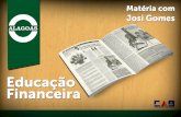 Jornal - O dia Alagoas - Josi Gomes Barros - educação financeira
