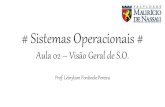 Sistemas Operacionais - Aula 02 (Visão geral de sistemas operacionais)