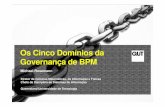 Michael Rosemann – Os Cinco Domínio da Governança de BPM