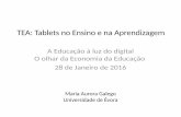 A Educação à luz do digital: o olhar da economia da educacao - Aurora Galego