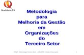 SLIDES serviço social- metodologia para melhoria da gestão em organização do 3 setor