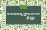 Modelos pedagógicos göttingen para américa latina