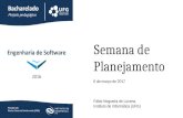 Engenharia de Software - planejamento pedagógico