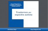Criterios diagnósticos para el trastorno del espectro autista.