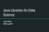 John Godoi - Bibliotecas Java para ciência de dados - #oowBR #JavaOneBR