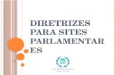 Diretrizes para Sites Parlamentares