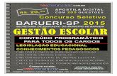 APOSTILA GESTÃO ESCOLAR - CONCURSO SELETIVO - SME/BARUERI/SP 2015