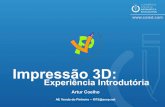 COIED 2015: Impressão 3D - Experiência Introdutória