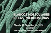 Microcistinas y blancos moleculares