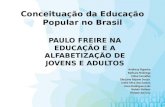 Conceituação da Educação Popular no Brasil