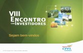 VIII Encontro com Investidores - CPFL Energia