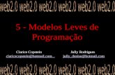 Modelos de Programação Leve